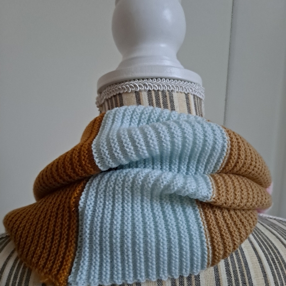 Cocus Pocus Colorblock Infinity Scarf - Picture 2 of 4